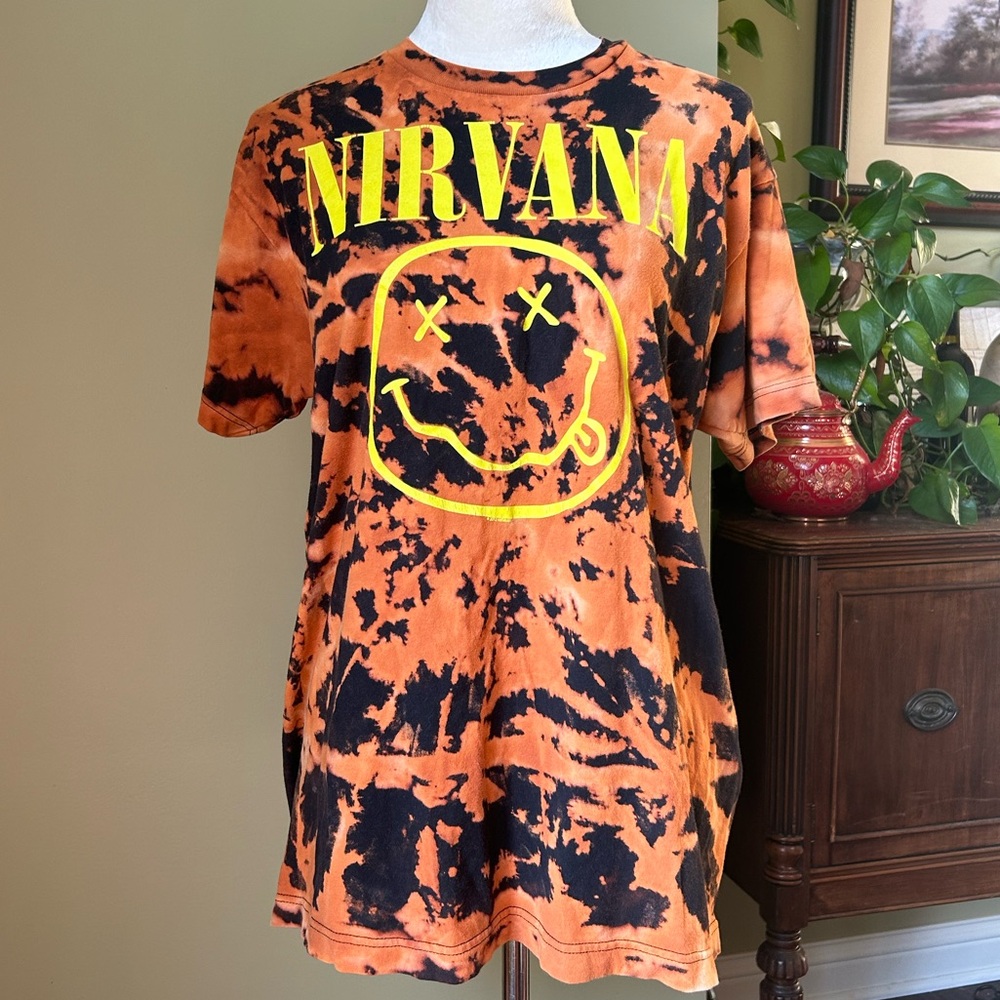 Self-Bleached Nirvana Short Sleeve Tee